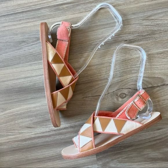 DVF Napa Cindy Cross Slingback Sandals - Picture 2 of 7